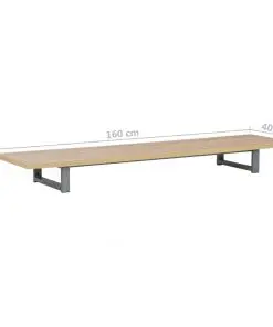 vidaXL Bathroom Furniture Oak 160x40x16.3 cm