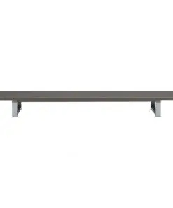 vidaXL Bathroom Furniture Grey 160x40x16.3 cm