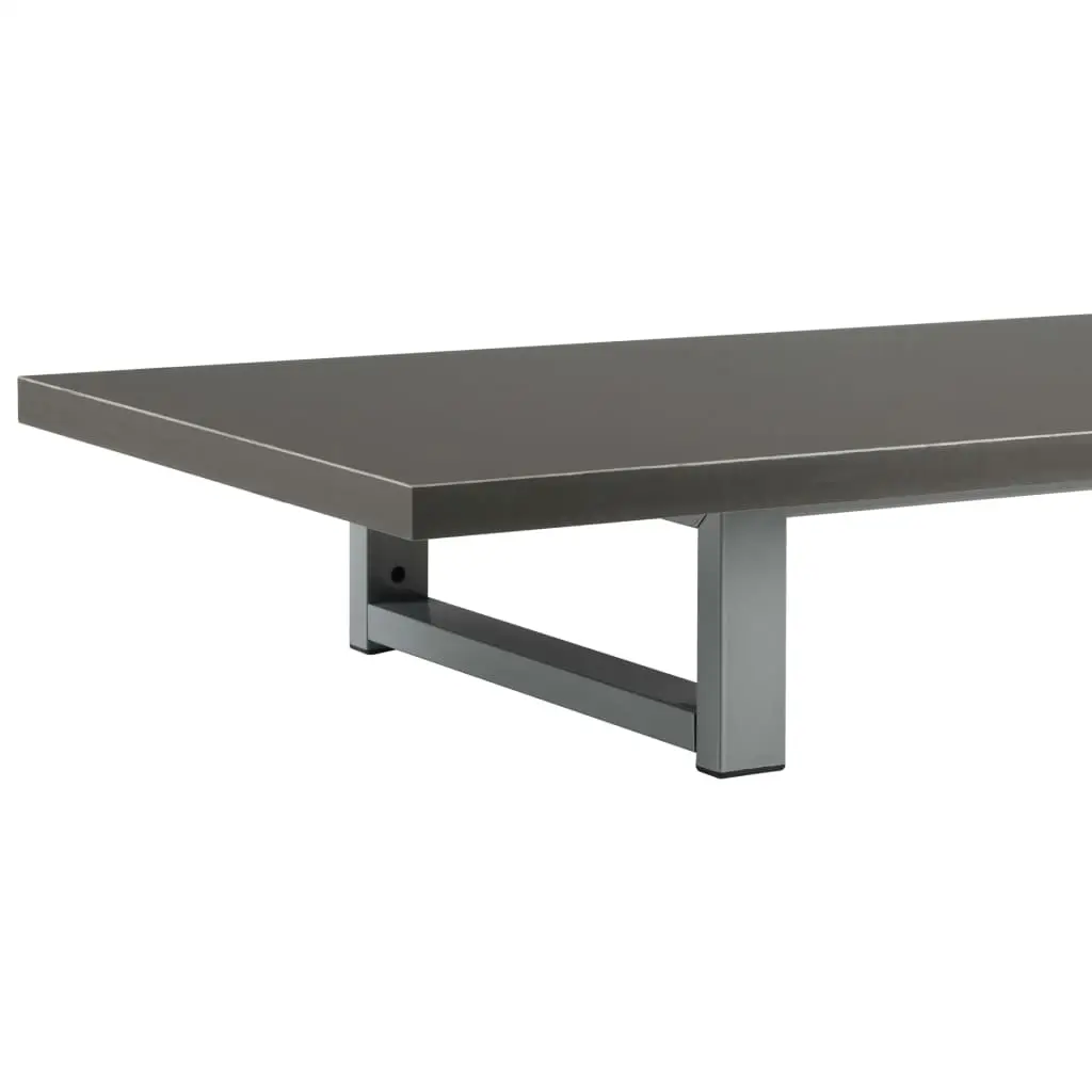 vidaXL Bathroom Furniture Grey 160x40x16.3 cm