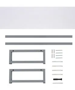 vidaXL Bathroom Furniture White 160x40x16.3 cm