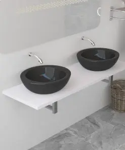 vidaXL Bathroom Furniture White 160x40x16.3 cm