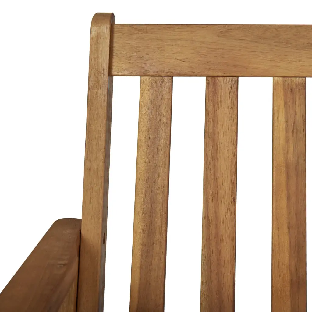 vidaXL Storage Bench with Cushion 148 cm Solid Acacia Wood