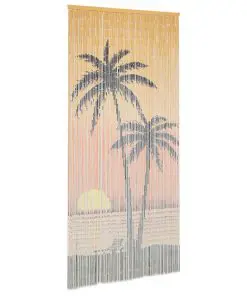 vidaXL Insect Door Curtain Bamboo 90×200 cm