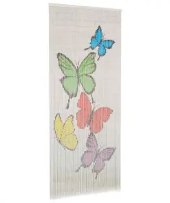 vidaXL Insect Door Curtain Bamboo 90×200 cm