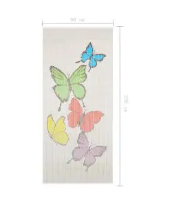 vidaXL Insect Door Curtain Bamboo 90×200 cm