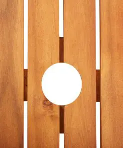 vidaXL Garden Table 90x90x74 cm Solid Acacia Wood