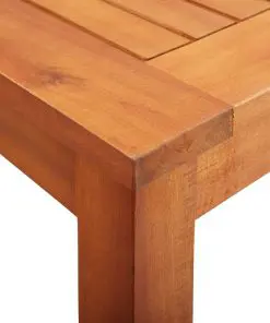 vidaXL Garden Table 90x90x74 cm Solid Acacia Wood