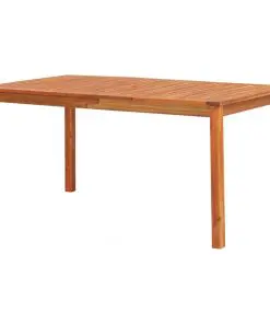 vidaXL Garden Table 150x90x74 cm Solid Acacia Wood