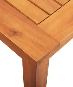 vidaXL Garden Table 150x90x74 cm Solid Acacia Wood