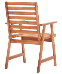 vidaXL Outdoor Dining Chairs 3 pcs Solid Acacia Wood