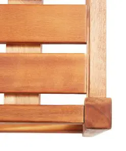 vidaXL Bar Chairs 2 pcs Solid Acacia Wood