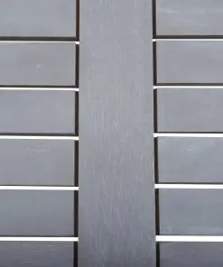 vidaXL Garden Table Grey 80x80x74 cm Solid Acacia Wood