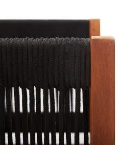 vidaXL 4 Piece Garden Lounge Set Solid Acacia Wood