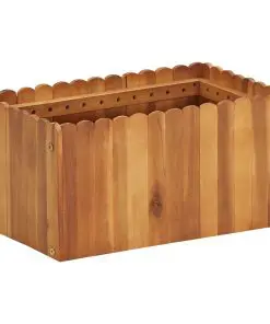vidaXL Garden Raised Bed 50x30x25 cm Solid Acacia Wood