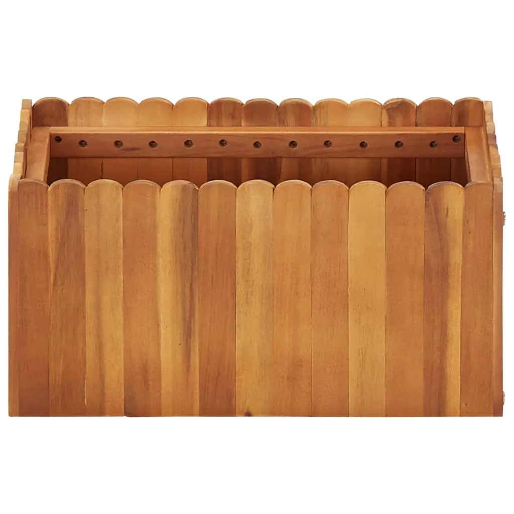 vidaXL Garden Planter 50x30x25 cm Solid Acacia Wood