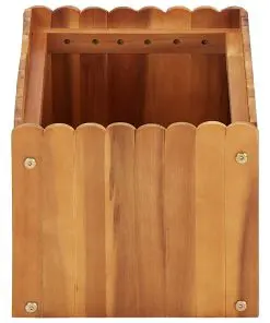 vidaXL Garden Planter 50x30x25 cm Solid Acacia Wood