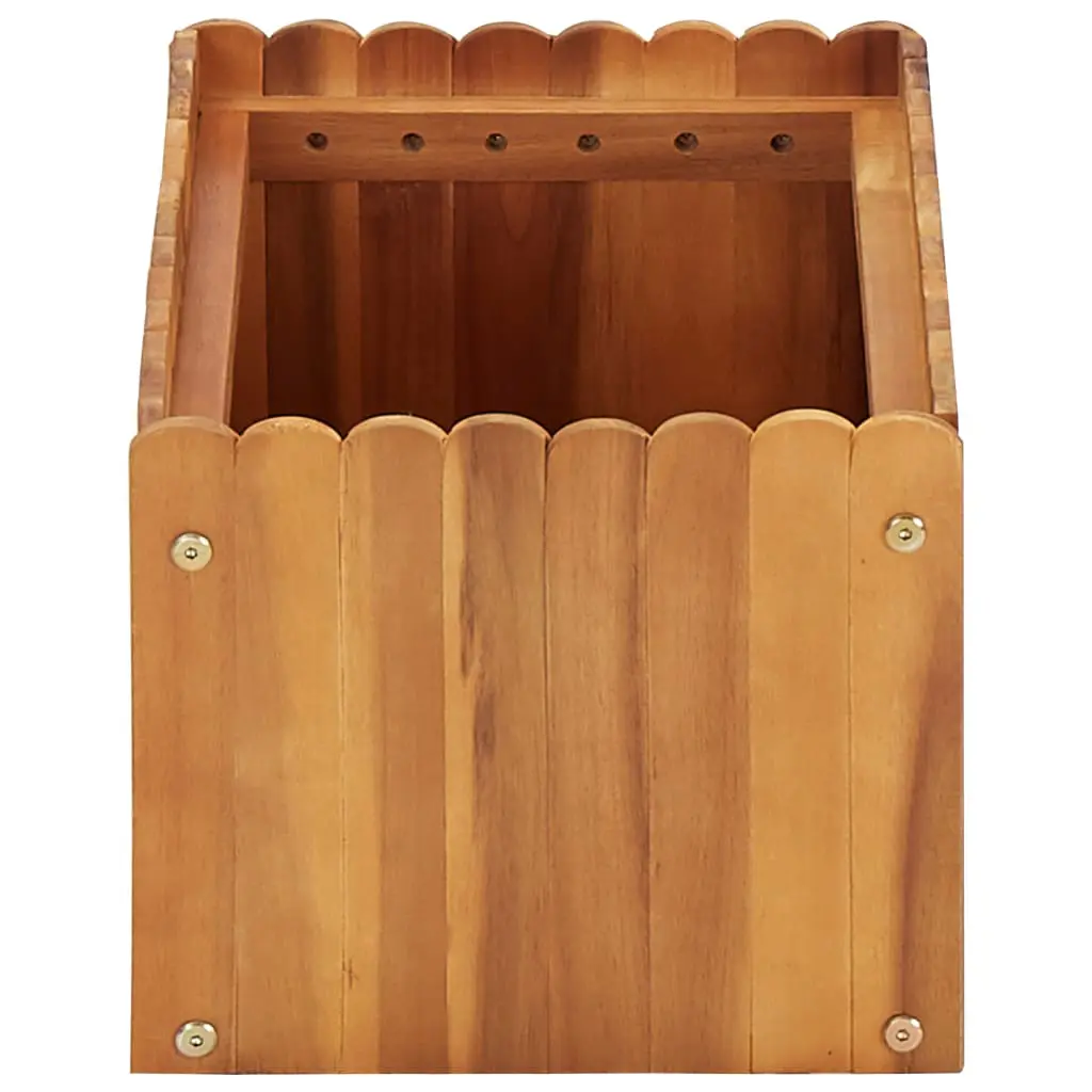 vidaXL Garden Planter 50x30x25 cm Solid Acacia Wood