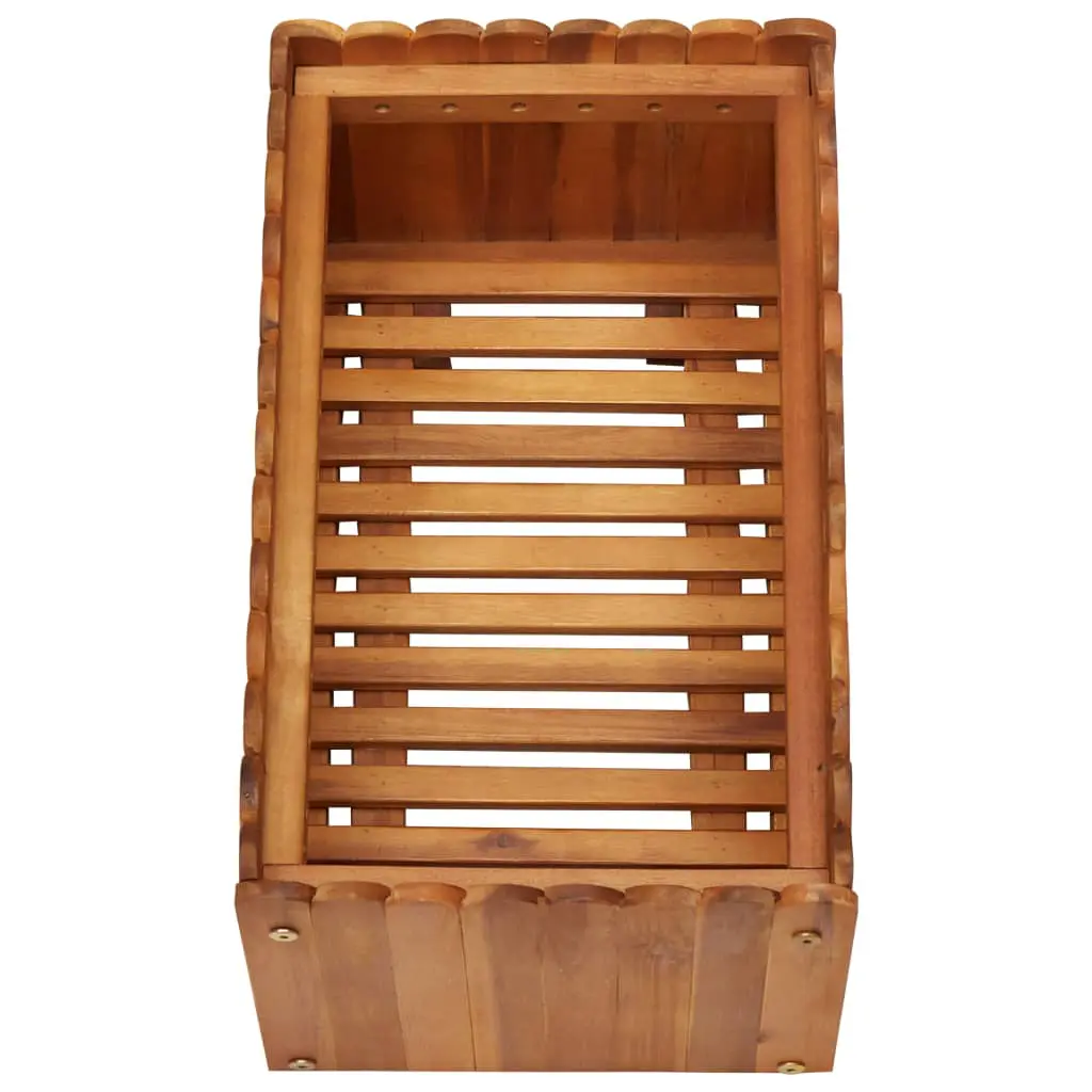 vidaXL Garden Planter 50x30x25 cm Solid Acacia Wood