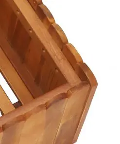 vidaXL Garden Planter 50x30x25 cm Solid Acacia Wood