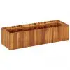vidaXL Garden Raised Bed 100x30x25 cm Solid Acacia Wood vidaXL Garden Raised Bed 100x30x25 cm Solid Acacia Wood