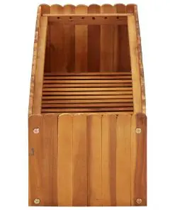 vidaXL Garden Planter 100x30x25 cm Solid Acacia Wood