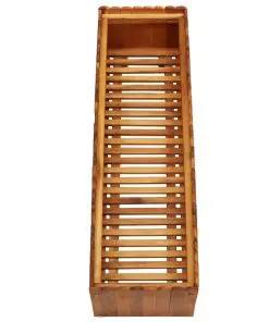 vidaXL Garden Planter 100x30x25 cm Solid Acacia Wood