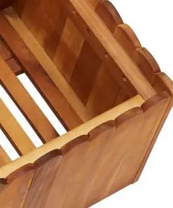 vidaXL Garden Planter 100x30x25 cm Solid Acacia Wood