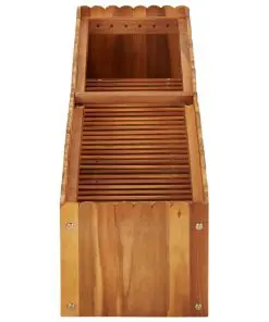vidaXL Garden Planter 150x30x25 cm Solid Acacia Wood