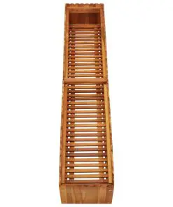 vidaXL Garden Planter 150x30x25 cm Solid Acacia Wood