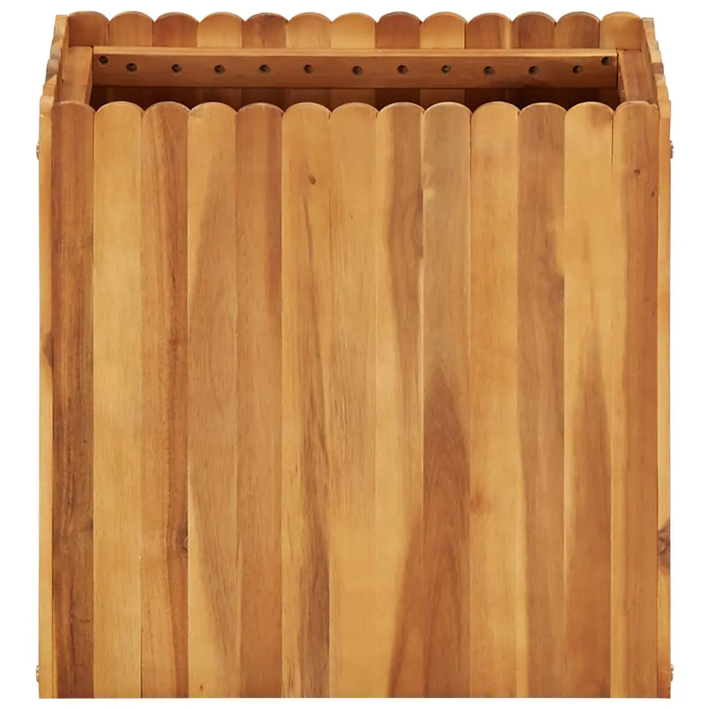 vidaXL Garden Planter 50x30x50 cm Solid Acacia Wood