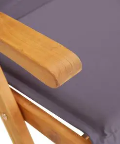 vidaXL Reclining Garden Chairs 2 pcs Brown Solid Acacia Wood