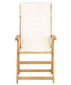 vidaXL Reclining Garden Chairs 2 pcs Brown Solid Acacia Wood