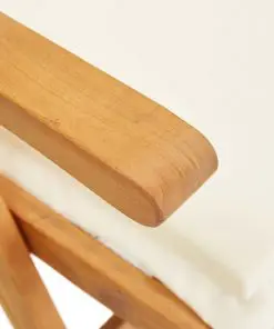 vidaXL Reclining Garden Chairs 2 pcs Brown Solid Acacia Wood