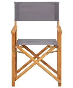 vidaXL Director’s Chairs 2 pcs Solid Acacia Wood