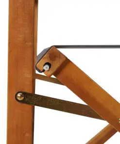 vidaXL Director’s Chairs 2 pcs Solid Acacia Wood