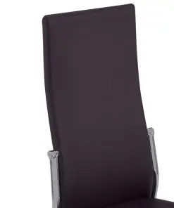 vidaXL Dining Chairs 6 pcs Brown Faux Leather