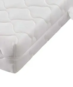 vidaXL Mattress with a Washable Cover 203x106x17 cm