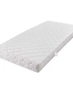 vidaXL Mattress with a Washable Cover 187x137x17 cm