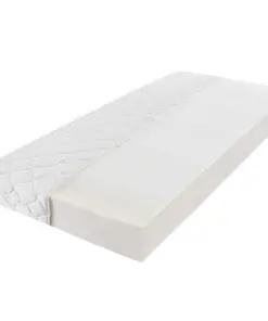 vidaXL Mattress with a Washable Cover 187x137x17 cm
