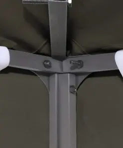 vidaXL 2-Tier Gazebo Top Cover 310 g/m? 4×3 m Taupe