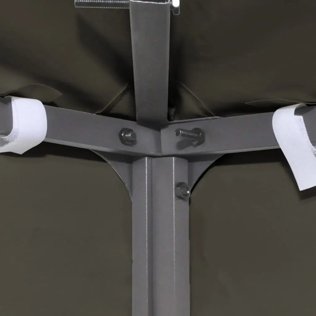 vidaXL 2-Tier Gazebo Top Cover 310 g/m? 4×3 m Taupe