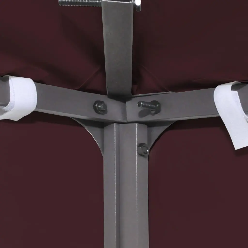 vidaXL 2-Tier Gazebo Top Cover 310 g/m? 4×3 m Bordeaux