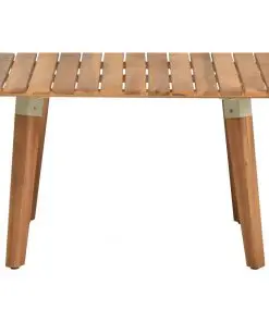 vidaXL Garden Coffee Table 60x60x36 cm Solid Acacia Wood