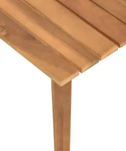 vidaXL Garden Coffee Table 60x60x36 cm Solid Acacia Wood