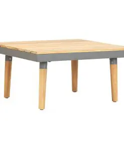 vidaXL Garden Coffee Table 60x60x31.5 cm Solid Acacia Wood