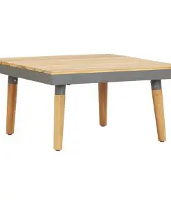 vidaXL 7 Piece Garden Lounge Set with Cushions Solid Acacia Wood