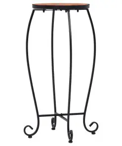 vidaXL Mosaic Tables 3 pcs Terracotta Ceramic