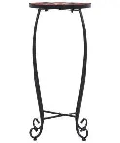 vidaXL Mosaic Tables 3 pcs Terracotta and White Ceramic