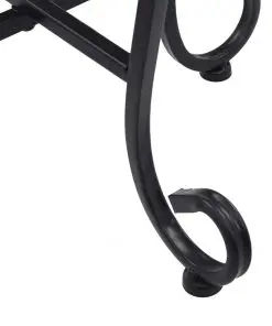 vidaXL Mosaic Tables 3 pcs Terracotta and White Ceramic