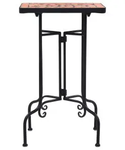 vidaXL Mosaic Side Table Terracotta Ceramic